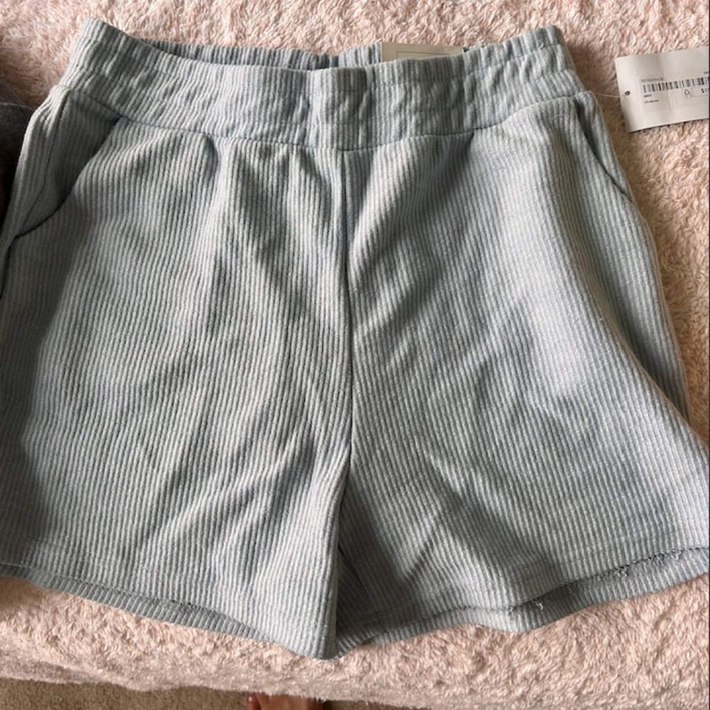 Reflex Medium Grey cotton shorts